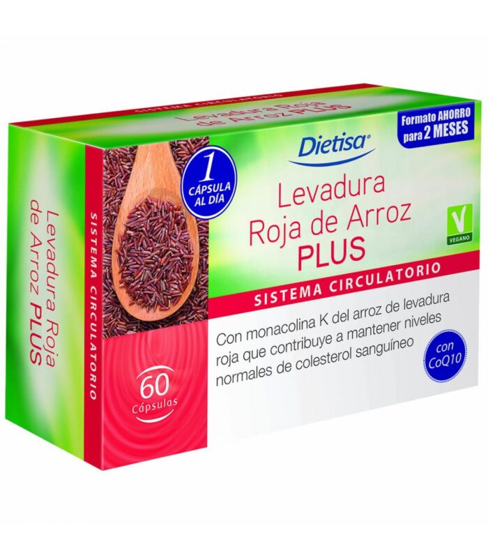 LEVADURA ROJA DE ARROZ PLUS 60caps. Dietisa